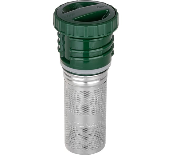 Термос Тонар HS.TM-058-G 1200ML с ситечком, зеленый, 2 крышки-кружки 00000352908