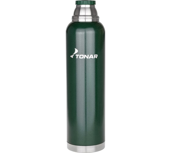 Термос Тонар HS.TM-059-G 1600ML с ситечком, зеленый, 2 крышки-кружки 00000352909