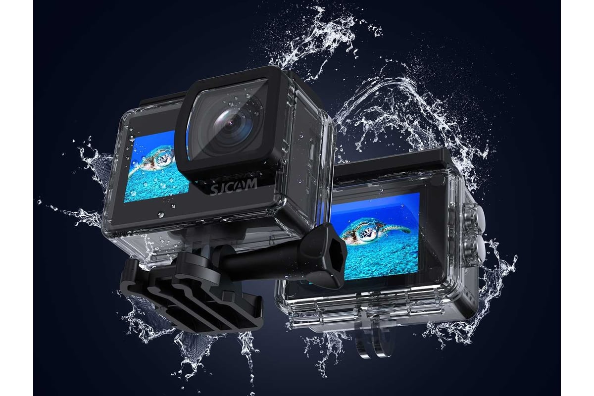 Экшн-камера SJCAM sj4000 dual screen, черный SJCAM-SJ4000-DS