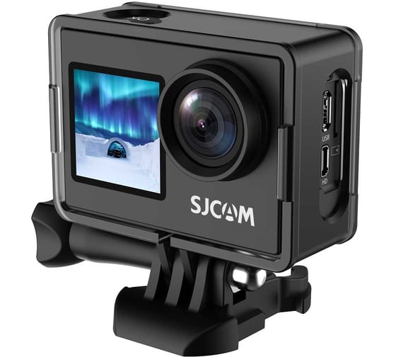 Экшн-камера SJCAM sj4000 dual screen, черный SJCAM-SJ4000-DS