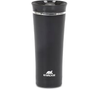 Термокружка RIVACASE BK Vacuum travel mug, black, 0.45л 90343