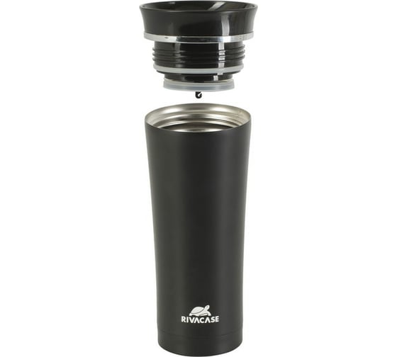 Термокружка RIVACASE BK Vacuum travel mug, black, 0.45л 90343