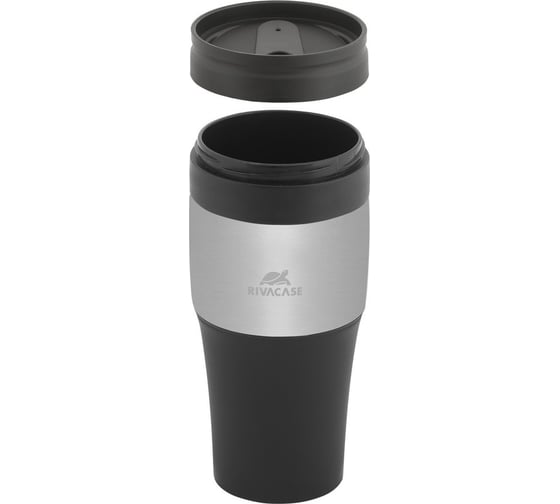Термокружка RIVACASE BK Travel mug, black, 0.45л 90344
