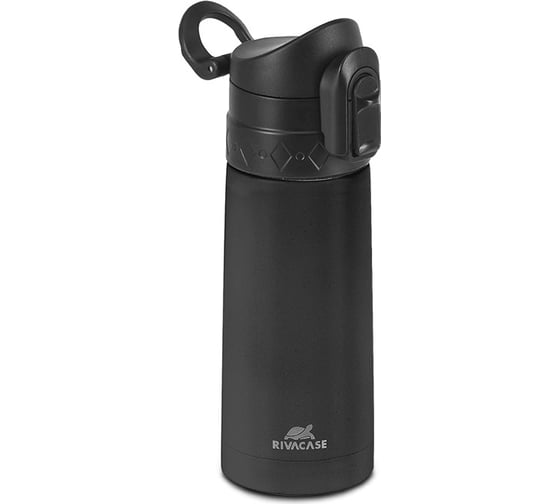 Термос RIVACASE BK Vacuum flask black, 0.35л 90351