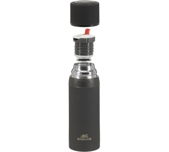 Термос RIVACASE BK Vacuum flask black, 0.5л 90311