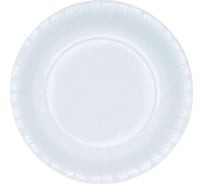 Одноразовая бумажная тарелка ООО Комус 21см, белая, ламинированная, 500 шт 1809959