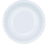 Одноразовая бумажная тарелка ООО Комус 18 см, белая, ламинированная 500 шт 1809956