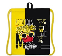 Мешок для сменной обуви Hatber My fries 41x49 см, с петлей для подвеса, 36шт. в упаковке 073060