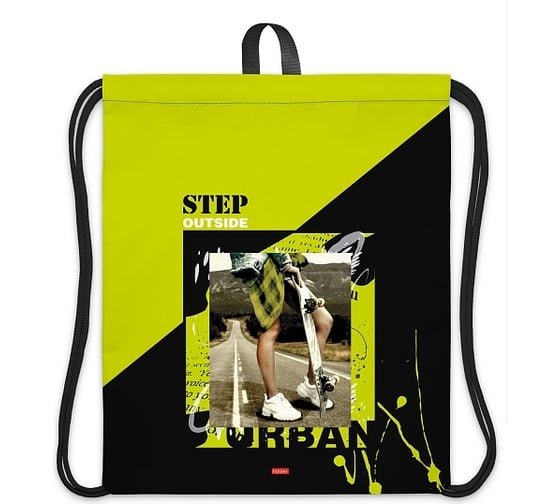 Мешок для сменной обуви Hatber STYLE 41x49 см, с петлей для подвеса, 12шт. в упаковке 078713 1