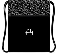 Мешок для сменной обуви Hatber 34x47 см, с карманом на молнии Pattern Влад А4 12шт. в упаковке 072541