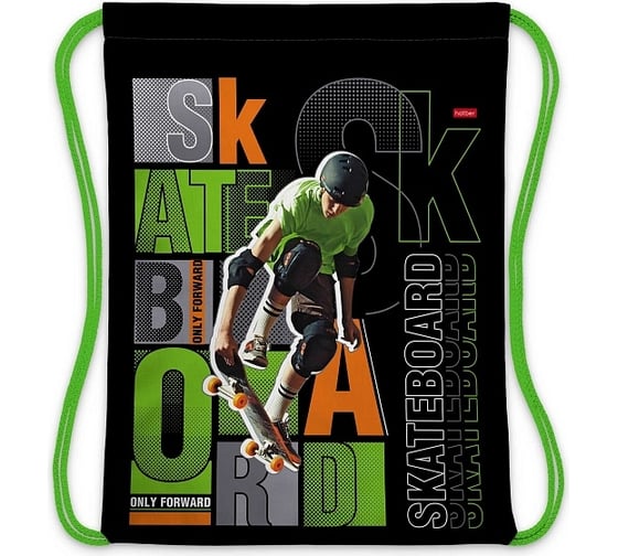 Мешок для сменной обуви Hatber SkateBoard 33x42см, 18шт. в упаковке 078672 1