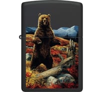 Зажигалка Zippo Linda Picken с покрытием Black Matte, латунь/сталь, черная, 38x13x57 мм 48597