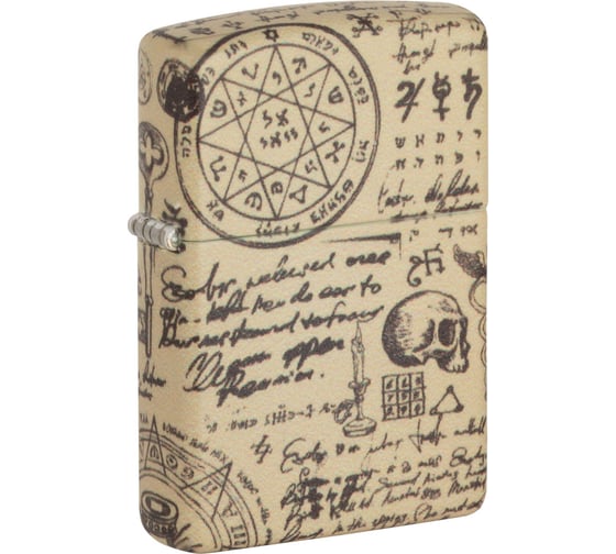 Зажигалка Zippo Alchemy Design с покрытием 540 Matte, латунь/сталь, бежевая, матовая, 38x13x57 мм 49803 1