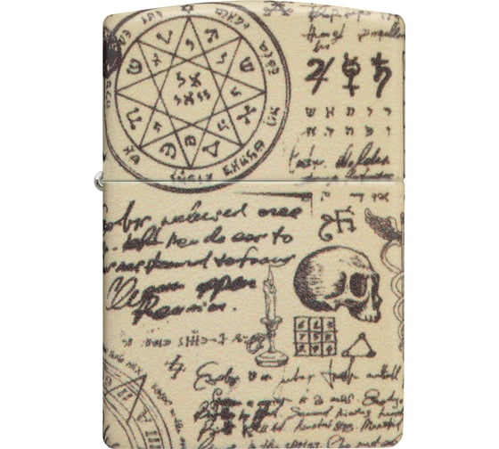 Зажигалка Zippo Alchemy Design с покрытием 540 Matte, латунь/сталь, бежевая, матовая, 38x13x57 мм 49803