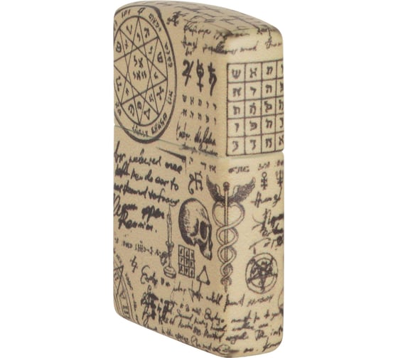 Зажигалка Zippo Alchemy Design с покрытием 540 Matte, латунь/сталь, бежевая, матовая, 38x13x57 мм 49803