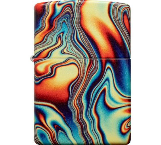 Зажигалка Zippo Swirl с покрытием Glow In The Dark Green, латунь/сталь, разноцветная, 38x13x57 мм 48612