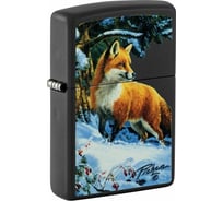 Зажигалка Zippo Linda Picken с покрытием Black Matte, латунь/сталь, черная, 38x13x57 мм 48596