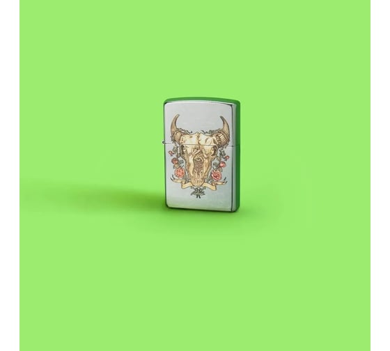Зажигалка Zippo Rick Rietveld с покрытием Street Chrome, латунь/сталь, серебристая, 38x13x57 мм 48559
