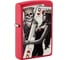 Зажигалка Zippo Skull King Queen Beauty с покрытием Red Matte, латунь/сталь, красная, 38x13x57 мм 48624 1