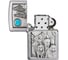 Зажигалка Zippo Wolf Design с покрытием Brushed Chrome, латунь/сталь, серебристая, 36x12x56 мм Zippo 49295 3