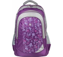 Рюкзак для старшеклассников/студентов/молодежи BRAUBERG Цветочный узор 225288