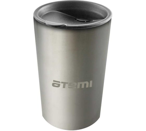 Термокружка с крышкой ATEMI 0.33 л, серебристая, KA-T-033Steel 00-00001448