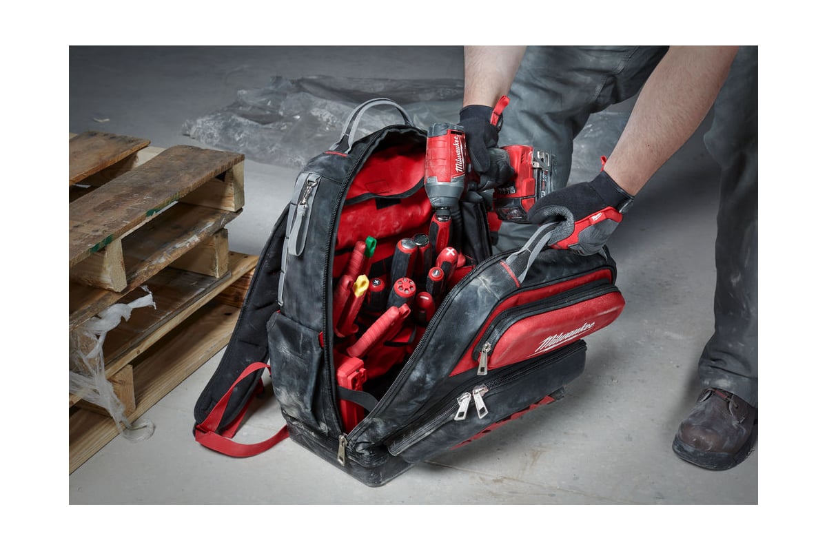 Большой рюкзак с жестким дном Milwaukee 4932464833 - выгодная цена ...