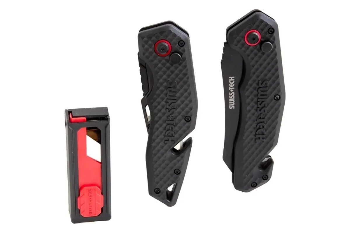 Набор складных ножей Swiss+Tech набор лезвий 2шт ST001053 - выгодная ...