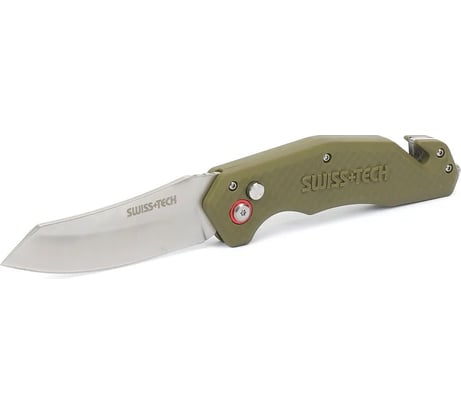 Складной нож Swiss+Tech 3.5", Сталь-4Cr13, ручка-Nylon, Speed Opening ST014014