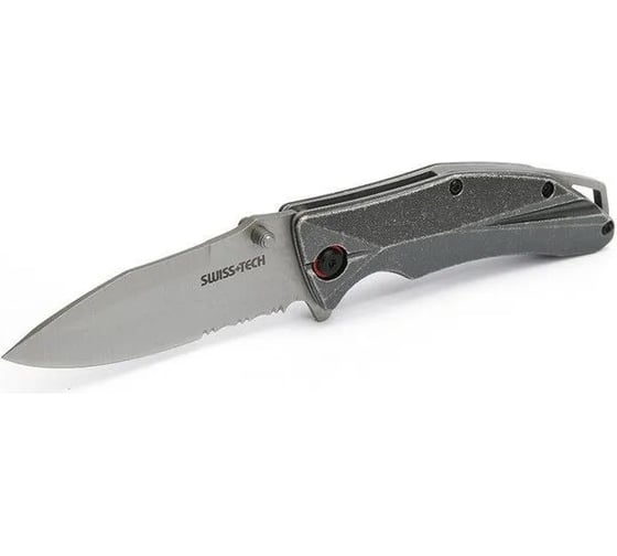 Складной нож Swiss+Tech 3,5", Сталь-8Cr13Mov, ручка-Aluminum ST014005