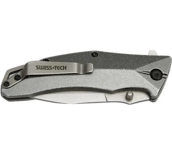Складной нож Swiss+Tech 3,5", Сталь-8Cr13Mov, ручка-Aluminum ST014005
