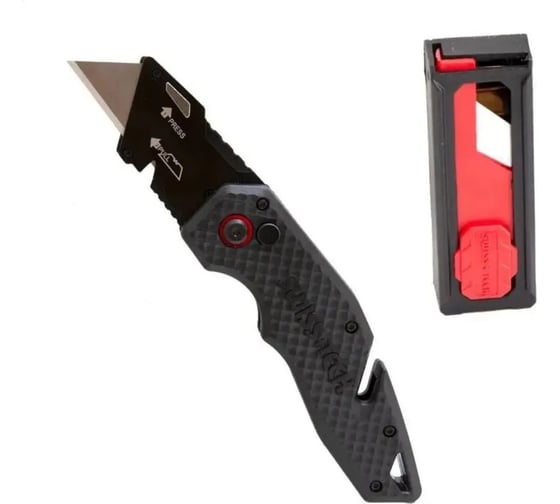 Складной нож Swiss+Tech Сталь-SK5, ручка-Nylon, Speed Opening, трапеция ST015002