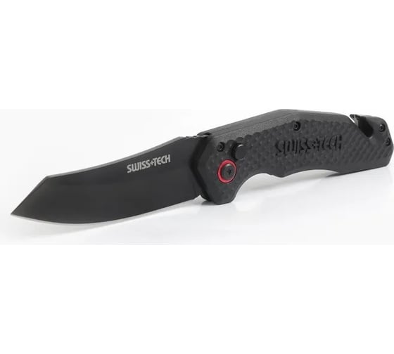 Складной нож Swiss+Tech 3.5", Сталь-4Cr13, ручка-Nylon, Speed Opening ST014015