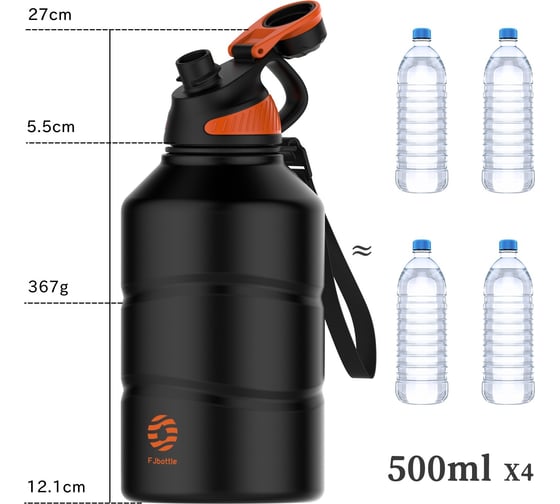 Бутылка для напитков|туристическая фляга FJBOTTLE kj-lk2200 2200.1959
