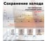 Классический термос с узким горлом ЛАЙМА 0.5 л, нержавеющая сталь, синий 605122 7