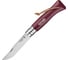 Нож Opinel №8 Trekking, нержавеющая сталь, бордовый 2213 1