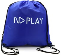Мешок для обуви синий с маркировкой ND Play 308166