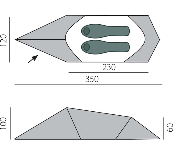 Палатка BTrace Crank 2 T0072