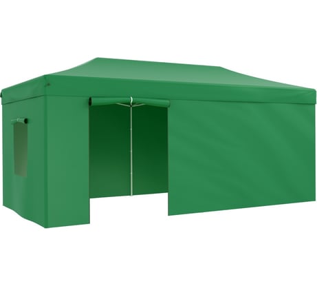 Садовый тент HELEX 3x6х3м, полиэстер, зеленый 4366