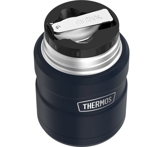Термос для еды с ложкой THERMOS SK3000 MAG 0.47 л, синий 562876