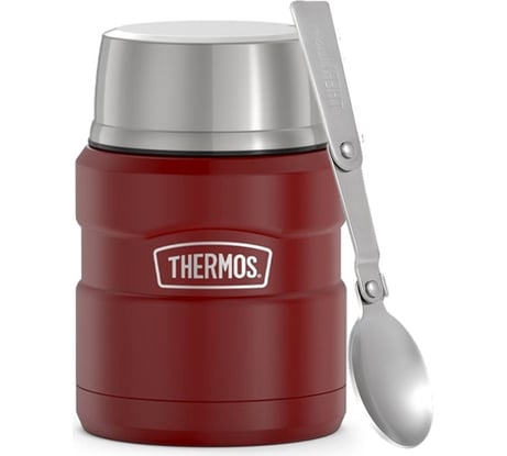 Термос для еды с ложкой THERMOS SK3000 MAG 0.47 л, красный 562883