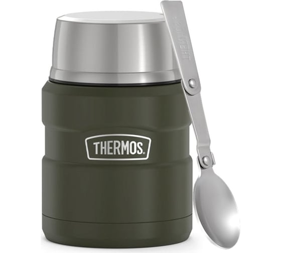 Термос для еды с ложкой THERMOS SK3000 MAG 0.47 л, хаки 562890