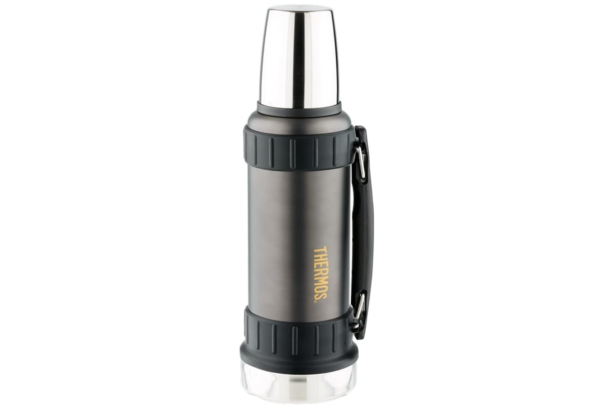 Термос THERMOS 2520GM Stainless Steel 1.2 литра, темно-серый 562937 ...