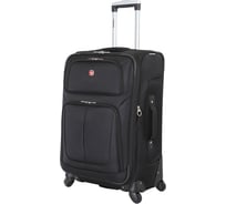 Чемодан WENGER SION чёрный, полиэстер 750x750D добби, 41x26x70 см, 56 л WGR6283202171
