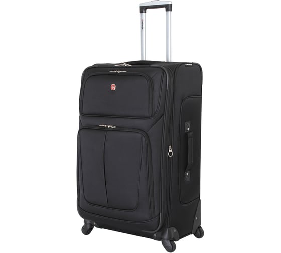 Чемодан WENGER SION черный, 750x750D добби, 46x29x80 см, 90 л WGR6283202181