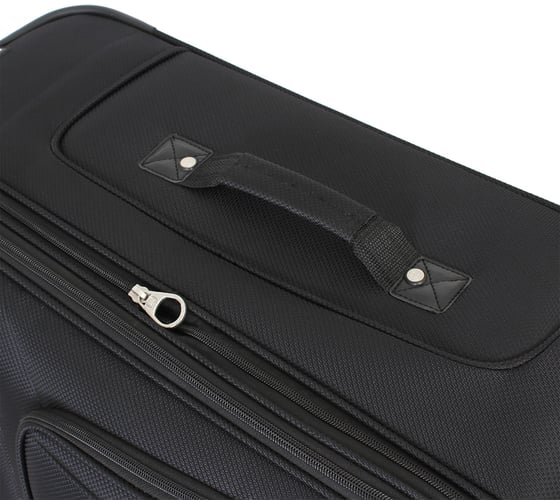 Чемодан WENGER SION черный, 750x750D добби, 46x29x80 см, 90 л WGR6283202181
