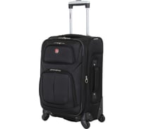 Чемодан WENGER SION чёрный, полиэстер 750x750D добби, 37x22x60 см, 35 л WGR6283202161