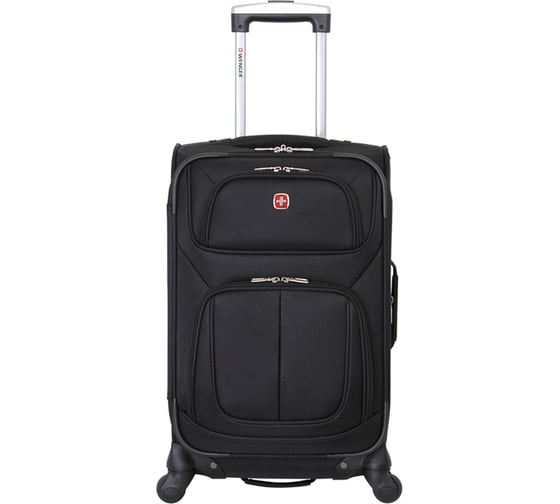Чемодан WENGER SION чёрный, полиэстер 750x750D добби, 37x22x60 см, 35 л WGR6283202161