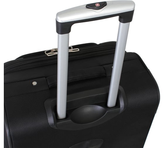 Чемодан WENGER SION чёрный, полиэстер 750x750D добби, 37x22x60 см, 35 л WGR6283202161