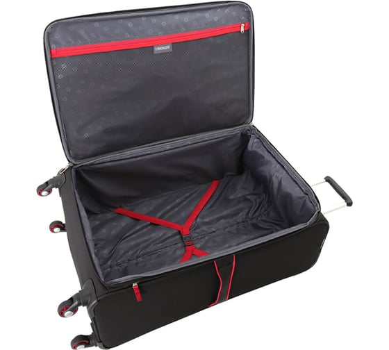Чемодан WENGER AROSA черный, полиэстер 750x750D, 46x29x81 см, 75 л WGR6593201177